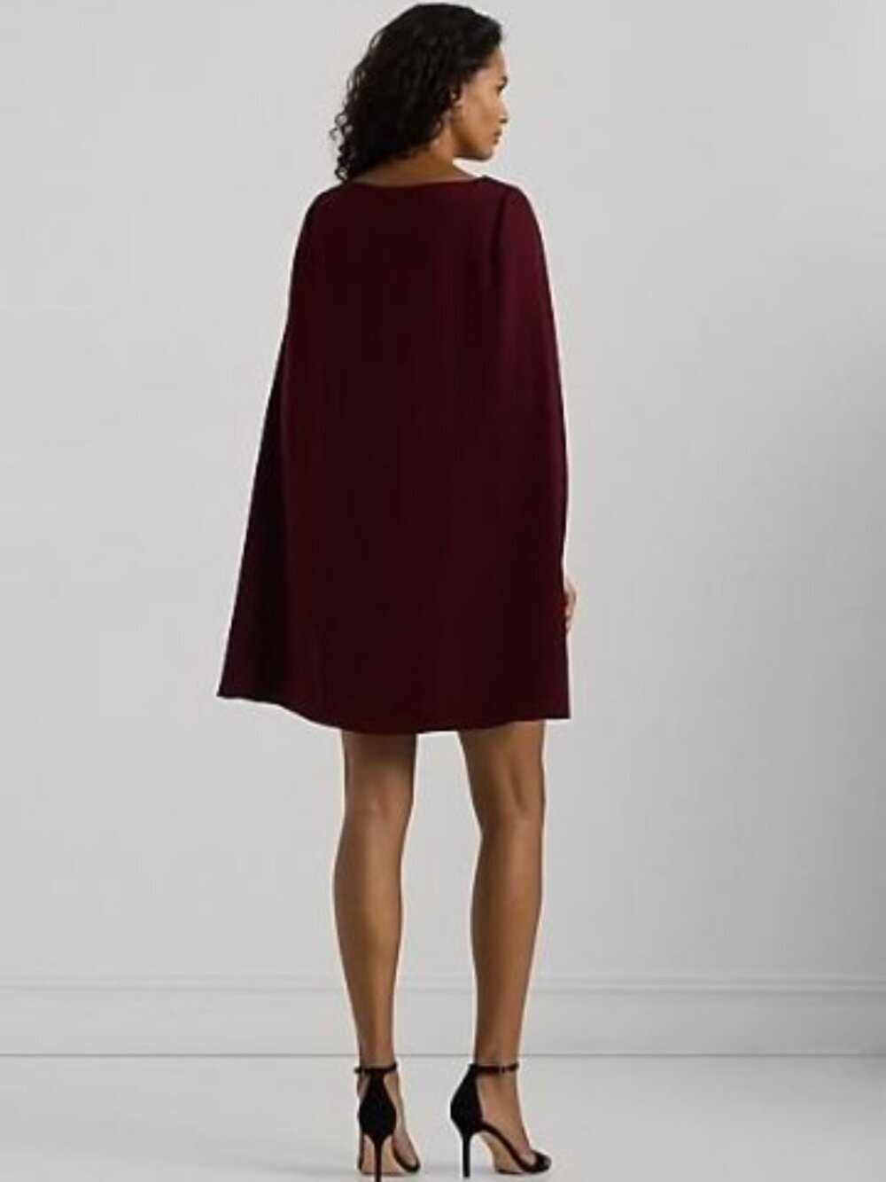 NEW Lauren Ralph Lauren Women's 8 Cape Georgette Cocktail Dress • Reg Price $195 - Picture 4 of 5